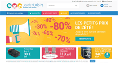 Desktop Screenshot of leader-loisirs.com